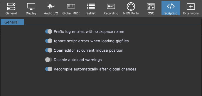 Options-Scripting