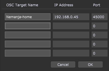 OSC-Target-List-Dialog