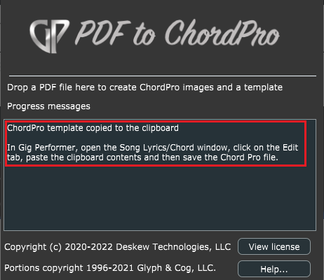 PDF-to-ChordPro-progress-message