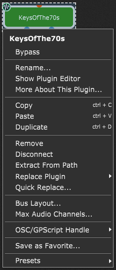 Plugin-contextual-menu
