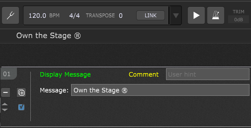action-display-message