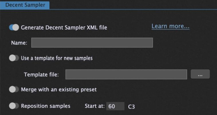 auto-sampler-generator-options