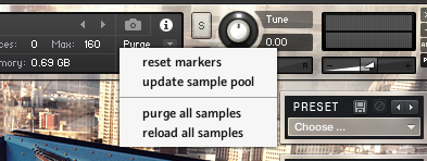 Purge feature in Kontakt can save save you lots of RAM
