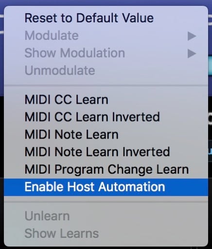 Spectrasonics Omnisphere Enable Host Automation