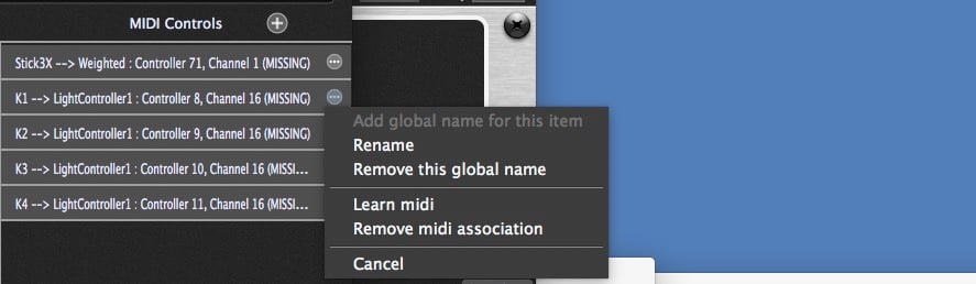 Gig Performer, MIDI controls, Learn MIDI