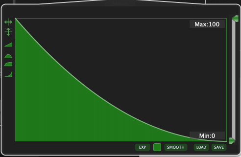 X2 reverse curve, widget scaling, Gig Performer 4